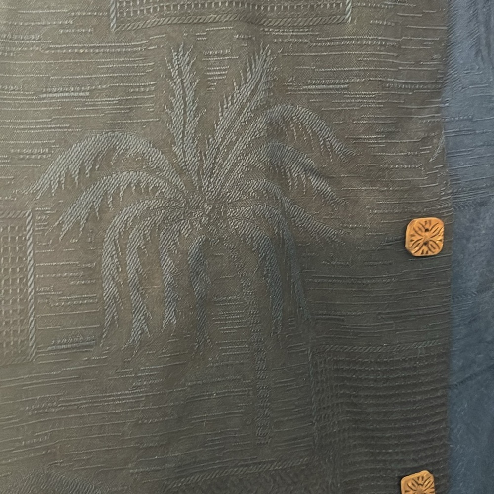 Jamaican Jaxx Navy Blue Patterned Button Up - image 6